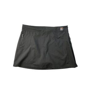 Fila Sport Golf Skirt Skort Womens Size 14 Black Undershorts Stretch Athletic Si